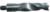 Magnate H62053 Brad Point 7/16"-14 Shank Drill Bit - 3/4" Cutting Diameter; 3" Cutting Length, 4-1/2" Overall Length, Right Rotation, High Speed Steel (HSS) Dowel