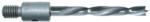 Magnate H62058 Brad Point HSS Drill Bit, 7/16"-14 Threaded Shank - Left Hand Rotation; 9/32" Cutting Diameter; 3" Cutting Length; 4-1/2" Overall Length