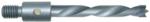 Magnate H62063 Brad Point 7/16"-14 Threaded Shank HSS Drill Bit - 7/16" Cutting Diameter