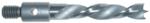 Magnate H62065 Brad Point 7/16"-14 Threaded Shank HSS Drill Bit - 1/2" Cutting Diameter