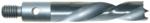 Magnate H62067 Brad Point 7/16"-14 Threaded Shank HSS Drill Bit - 5/8" Cutting Diameter