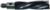 Magnate H62069 Brad Point 7/16"-14 Threaded Shank HSS Drill Bit - 1" Cutting Diameter