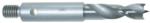 Magnate H62071 Brad Point 7/16"-14 Threaded Shank HSS Drill Bit - 1/4" Cutting Diameter