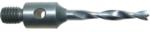 Magnate H62092 Brad Point 7/16"-14 Threaded Shank HSS Drill Bit - 1/4" Cutting Diameter