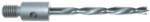 Magnate H62093 Brad Point 7/16"-14 Threaded Shank HSS Drill Bit - 3/8" Cutting Diameter