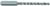 Magnate H62126 Brad Point Spur Machine Drill Bit-1/2" x 2" Shank - 13/32" Cutting Diameter; 3" Cutting Length; 5" Overall Length; 1/2" Shank Diameter