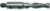 Magnate H62258 Adjustable 7/16"-14 Threaded Shank Countersink, High Speed Steel - 1/2" Outside Diameter; 3/16" Inside Diameter
