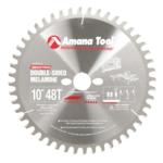 Amana HG10480-30 Hollow Ground Saw Blade - 10" Diameter; 48 Tooth; 30mm Bore; .087" Plate; .126" Kerf; With 2/7/42, 2/9/46 & 2/10/60 Pin Holes; Negative 6-Degree Hook, Hollow Grind, Carbide Tipped