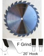 Magnate HR141 Heavy Duty Rip Saw Blades - 14" Diameter; 32 Tooth; 1" Bore; .170" Kerf; .120" Plate; Carbide Tipped, F Grind, 20 Degree Hook