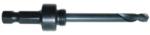 Magnate HSAE38H Hole Saw Arbor - 3/8"-Hex Shank Diameter; 1/2"-20 Thread; 3/8"-1/2" Chuck Diameter; It comes with a carbide tipped 1/4" pilot drill bit