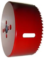 Magnate HSM412 Cobalt Bi-Metal Hole Saw - 4-1/2" Cutting Diameter; 4" Pipe Entrance; 5/8"-18 Thread; Works with Magnate hole saw arbor - HSAB716H