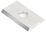 Amana ICK-20 Straight 1-Hole Insert Knife - 2 Cutting Edges; 20mm Length; 12mm Width; 1.5mm Thickness; 4mm Hole Diameter; 35 Degree Bevel; For General Purpose Wood, Chipboard, Plywood; Solid Carbide