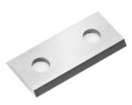 Amana ICK-25 Straight 2-Hole Insert Knife - 2 Cutting Edges; 25mm Length; 12mm Width; 1.5mm Thickness; 4mm Hole Diameter; 14mm CTC; 35 Degree Bevel; For General Purpose Wood, Chipboard, Plywood; Solid Carbide