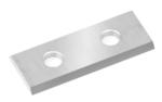 Amana ICK-30 Straight 2-Hole Insert Knife - 2 Cutting Edges; 29.5mm Length; 12mm Width; 1.5mm Thickness; 4mm Hole Diameter; 14mm CTC; 35 Degree Bevel; For General Purpose Wood, Chipboard, Plywood; Solid Carbide