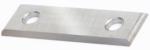 Amana ICK-40 Straight 2-Hole Insert Knife - 2 Cutting Edges; 40mm Length; 12mm Width; 1.5mm Thickness; 4mm Hole Diameter; 14mm CTC; 35 Degree Bevel; For General Purpose Wood, Chipboard, Plywood; Solid Carbide