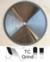 Magnate K1216 Thin Kerf Saw Blades, TC Grind - 12" Diameter; 100 Tooth; 1" Bore; 5 degree Hook; .090" Kerf; .063" Plate; Carbide Tipped