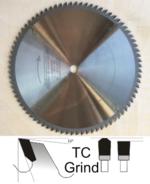 Magnate K1058 Thin Kerf Saw Blades, TC Grind - 10" Diameter; 80 Tooth; 5/8" Bore; 5 degree Hook; .090" Kerf; .063" Plate; Carbide Tipped