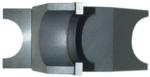 Magnate M002 Bead (Concave) Shaper Cutters - 3/4" Opening; 3/8" Radius; 3/4" Bore; 2-5/8" Outside Diameter; M1118 Rub Collar; 3 Wing, Carbide Tipped