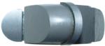 Magnate M004L Flute ( Convex ) Shaper Cutter - 1" Flute Height; 1/2" Radius; 1-1/4" Bore; 3-1/4" Outside Diameter; M1124 Rub Collar; 3 Wing, Carbide Tipped