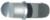 Magnate M005 Flute ( Convex ) Shaper Cutter - 3/4" Flute Height; 3/8" Radius; 3/4" Bore; 2-5/8" Outside Diameter; M1118 Rub Collar; 3 Wing, Carbide Tipped