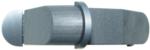Magnate M005L Flute ( Convex ) Shaper Cutter - 3/4" Flute Height; 3/8" Radius; 1-1/4" Bore; 3-1/4" Outside Diameter; M1125 Rub Collar; 3 Wing, Carbide Tipped