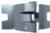 Magnate M012 Wedge Tongue & Groove Shaper Cutter - Tongue Profile; 1-1/8" Cutting Height; 3/4" Bore; 2-5/8" Overall Diameter; 3 Wing, Carbide Tipped