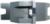 Magnate M012L Wedge Tongue & Groove Shaper Cutter - Tongue Profile; 1-1/8" Cutting Height; 1-1/4" Bore; 3-1/4" Overall Diameter; 3 Wing, Carbide Tipped