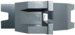 Magnate M012L Wedge Tongue & Groove Shaper Cutter - Tongue Profile; 1-1/8" Cutting Height; 1-1/4" Bore; 3-1/4" Overall Diameter; 3 Wing, Carbide Tipped