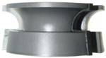 Magnate M015A Door Lip, Corner Round & Taper Rabbet Shaper Cutter - 3/4" Bore; 1-1/4" Cutting Height; 2-5/8" Overall Diameter; Rabbet Up/Face Up; 3 Wing Carbide Tipped