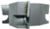 Magnate M015L Door Lip, Corner Round & Taper Rabbet Shaper Cutter - 1-1/4" Bore; 1-1/4" Cutting Height; 3-1/4" Overall Diameter; Rabbet Down/Face Down; 3 Wing Carbide Tipped