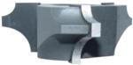 Magnate M017 Quarter Round Shaper Cutter - 3/4" Bore; 1/4" & 1/2" Radius; 1" Cutting Height; 2-5/8" Overall Diameter; 3 Wing, Carbide Tipped