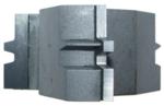 Magnate M019 Reversible Glue Joint Shaper Cutter - 1-1/4" Cutting Height; 3/4" Bore; 2-5/8" Overall Diameter; 3 Wing, Carbide Tipped