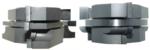 Magnate M023 Concave Stile & Rail Set Shaper Cutter - 1-1/4" Cutting Height; 3/4" Bore; 2-5/8" Overall Diameter; 3 Wing, 6-piece, Carbide Tipped