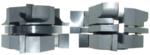 Magnate M024L Convex Stile & Rail Set Shaper Cutter - 1-5/16" Cutting Height; 1-1/4" Bore; 3-1/4" Overall Diameter; 3 Wing, 6-piece, Carbide Tipped