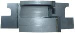 Magnate M026 Door Lip, Corner Round & Taper Rabbet Shaper Cutter - 3/4" Bore; 1" Cutting Height; 2-5/8" Overall Diameter; Rabbet Up/Face Up; 3 Wing Carbide Tipped