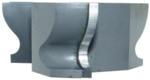 Magnate M027 Door Lip, Corner Round & Ogee Shaper Cutter - 3/4" Bore; 1" Cutting Height; 2-5/8" Overall Diameter; 3 Wing Carbide Tipped