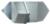 Magnate M039 V-Groove Shaper Cutter - 90 Degree; 1" Cutting Height; 3/4" Bore; 2-5/8" Overall Diameter; 3 Wing, Carbide Tipped