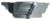 Magnate M054 Reversible Bead & Cove Shaper Cutter - 1/4",1/4" Radius; 15/16" Cutting Height; 3/4" Bore; 3" Overall Diameter; 3 Wing, Carbide Tipped