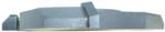 Magnate M058L Horizontal Raised Panel Back Cutter Shaper Cutter - 45 degree Angle Profile; 3/8" Cutting Height; 1-1/4" Bore; 4-1/4" Overall Diameter; 3 Wing, Carbide Tipped