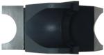 Magnate M061L Bead (Concave) Shaper Cutters - 7/8" Opening; 7/16" Radius; 1-1/4" Bore; 3-1/4" Outside Diameter; M1107 Rub Collar; 3 Wing, Carbide Tipped