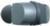 Magnate M072L Flute ( Convex ) Shaper Cutter - 1-1/4" Flute Height; 5/8" Radius; 1-1/4" Bore; 3-5/8" Outside Diameter; M1107 Rub Collar; 3 Wing, Carbide Tipped