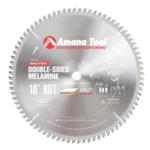 Amana MB10800 Double-Face Melamine & Laminate Saw Blade - 10" Diameter; 80 Tooth; 5/8" Bore; .126" Kerf; .102" Plate; 25-Degree H-ATB Grind, 6-Degree Negative Hook, Carbide Tipped