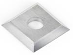 Amana MFA-12 Straight 1-Hole Insert Knife - 4 Cutting Edges; 12mm Length; 12mm Width; 1.5mm Thickness; 4mm Hole Diameter; 45 Degree Bevel; For Micro-Finish General Purpose; Solid Carbide
