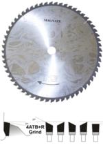 Magnate MR1451 Mitre Saw Blade - 14" Diameter; 100 Tooth; 5/8" Bore; .150" Kerf; .120" Plate; Negative 5 degree hook; Compatible with Pistorius mitre saw; Carbide Tipped, 4ATB+R Grind