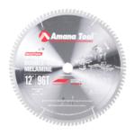 Amana MSB1296 Double-Face Melamine Saw Blade - 12" Diameter; 96 Tooth; 5/8" Bore; .118" Kerf; .087" Plate; 35-Degree H-ATB Grind, 2-Degree Negative Hook, Carbide Tipped