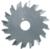 Magnate P1533 Plastic Cutting Saw Blade, 16-Wing, 5/8" Bore - 3" Diameter; 14,000 RPM; .095" Kerf; Carbide Tipped, 0Â° Hook, TC Grind