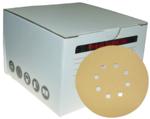 Magnate P58G12 PSA 5" 8 Hole Discs, 50 Discs/Pack - 120 Grit; C Weight; Resin Bond Paper Backings