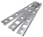 Magnate PK0645H Planer-Jointer Knife Set, HSS - 6-1/16" Length; 7/8" Width; 5/32" Thickness; 3 Knives/Pack; 6" Newer Powermatic 54A & Jet JJ-6CSDX (Double Edge; with Holes) Compatible; High Speed Steel