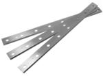Magnate PK1275T Planer-Jointer Knife Set, Carbide Tipped - 12-1/2" Length; 7/8" Width; 3/32" Thickness; 3 Knives/Pack; Jet; Grizzly G1195; Wilke; Reliant; & Most 12" Imports Compatible