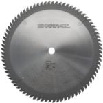 Skarpaz PT1680T Precision Trim Saw Blades - 16" Diameter; 80 Tooth; 1" Bore; 10TCG Grind; .120" Plate; .165" Kerf; For cutting chipboard; plywood; particle board and other abrasive materials.; Carbide Tipped